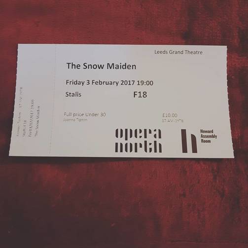 Treating myself to tickets: Opera North's Under 30 scheme - Lost in the North