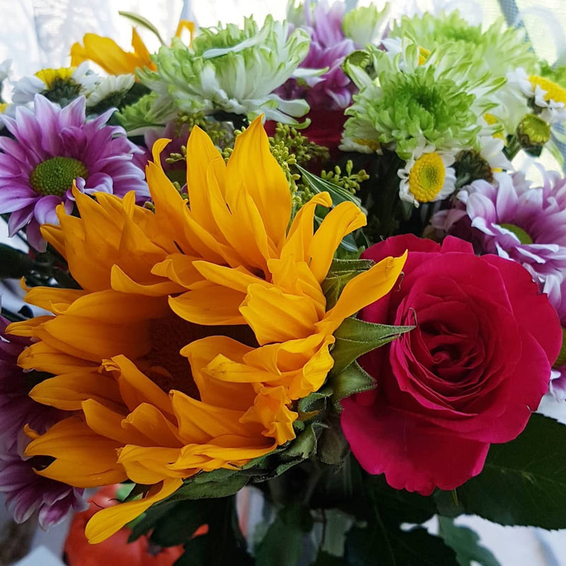 Sunshine and flowers